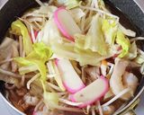 スープ絶品！冷やしちゃんぽんうどん作り方7写真