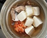 サバ缶のキムチチゲ風作り方2写真