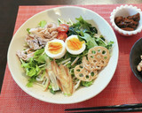 冷やし中華の胡麻だれ★ごまドレ使用作り方5写真