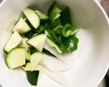 肉無豆腐簡単レモン梅味噌照り味野菜炒め作り方9写真