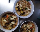 肉無豆腐簡単洋風梅レモン味野菜炒め作り方16写真