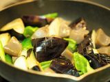 なすとこんにゃくの味噌炒め♪