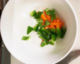 お一人様野菜たっぷりウスターレモン味炒飯作り方4写真