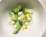 お一人様野菜たっぷり梅レモン味洋風炒飯作り方5写真