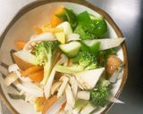 お一人様野菜たっぷり梅レモン味洋風炒飯作り方8写真