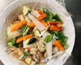 お一人様野菜たっぷりウスターレモン味炒飯作り方10写真