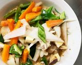 お一人様野菜たっぷりウスターレモン味炒飯作り方11写真