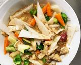 お一人様野菜たっぷりウスターレモン味炒飯作り方12写真