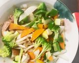 お一人様野菜たっぷり梅レモン味洋風炒飯作り方11写真