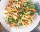 お一人様野菜たっぷり梅レモン味洋風炒飯作り方13写真