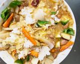 お一人様野菜たっぷりウスターレモン味炒飯作り方16写真