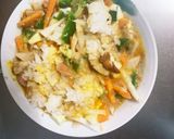 お一人様野菜たっぷり梅レモン味洋風炒飯作り方16写真
