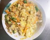 お一人様野菜たっぷり梅レモン味洋風炒飯作り方18写真