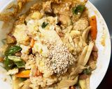 お一人様野菜たっぷりウスターレモン味炒飯作り方21写真