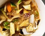 簡単さっぱりトマト味ツナ根菜茄子野炒め作り方18写真