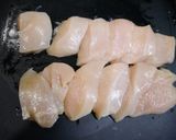 再現！バターカレーチキン　チキンテンダー作り方1写真