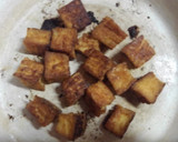 厚揚げのサイコロおつまみ：たこ焼き風味作り方2写真
