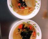 簡単ダイエット！野菜キノコの白だしスープ作り方5写真