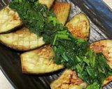 冷やし焼き茄子モロヘイヤたれ作り方4写真