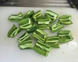 生ピーマン甘辛肉味噌作り方1写真
