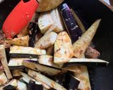 鯖の味噌煮缶で☆麻婆茄子作り方6写真