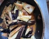 鯖の味噌煮缶で☆麻婆茄子作り方7写真