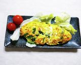 しのんち☆ほうれん草とチーズのオムレツ♪作り方5写真