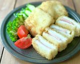 簡単！白はんぺんのハムチーズフライ作り方5写真