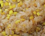 バターと焦がし醤油のコーン炒飯作り方6写真