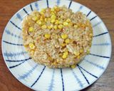 バターと焦がし醤油のコーン炒飯作り方7写真