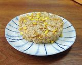 バターと焦がし醤油のコーン炒飯作り方8写真