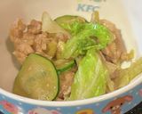 余った市販のたれで♪豚肉とキャベツの旨煮作り方11写真