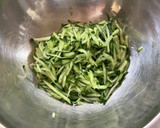 大葉と余り野菜の中華風和えもの作り方1写真