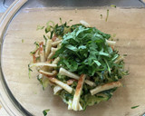 大葉と余り野菜の中華風和えもの作り方5写真