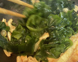 超簡単！ワカメと油揚げの炒め物作り方8写真