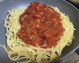 完熟トマトDEめちゃ旨アラビアータパスタ作り方9写真
