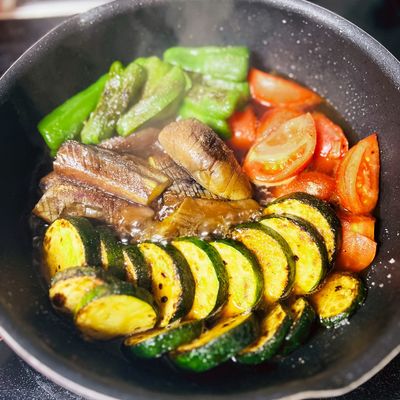 夏野菜の焼き浸し by Az♡Cook 【クックパッド】 簡単おいしいみんなの