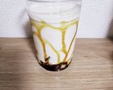 【甘党さん】黒蜜きな粉わらび餅ドリンク作り方3写真