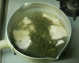 豚と高菜漬けのスープ簡単ワン鍋あったかい作り方2写真