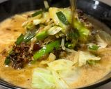【簡単】濃厚ごま味噌タンメン作り方10写真