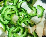 鶏むね肉の豆腐ゴーヤーチャンプルー作り方2写真