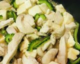 鶏むね肉の豆腐ゴーヤーチャンプルー作り方3写真