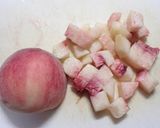 夏フルーツ in ゼリーケーキ作り方4写真
