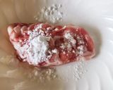 白だしde豚バラオクラ☆レンジ蒸し☆弁当作り方1写真