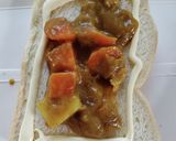 デブが泣いて喜ぶカレートースト作り方2写真