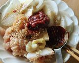 韓国風甘辛そぼろ丼大根☆レンジ☆ひき肉作り方1写真