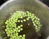 紫さやえんどうの豆ごはん♪作り方4写真