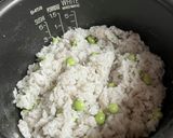 紫さやえんどうの豆ごはん♪作り方6写真