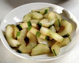 太いキュウリで炒め煮作り方5写真