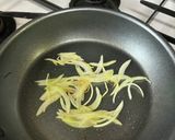 カルボナーラっぽい冷製パスタ　ミント風作り方2写真